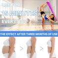 thumbnail image 5 of BESTSKY Stretch Bands for Exercise,59.06"*5.91"*0.14" Repeated Serviceable Stretch Bands for Exercise,0.15Lb Tpe Stretching Strap,Purple, 5 of 7