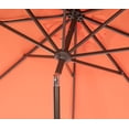 thumbnail image 3 of Safavieh Collection Extérieure Zimmerman Manivelle Marché Orange et Blanc Parasol 9 Pouces, 3 of 5