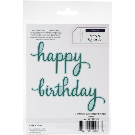 UPC: 0782150204667 | Pinkfresh Studio Die Happy Birthday