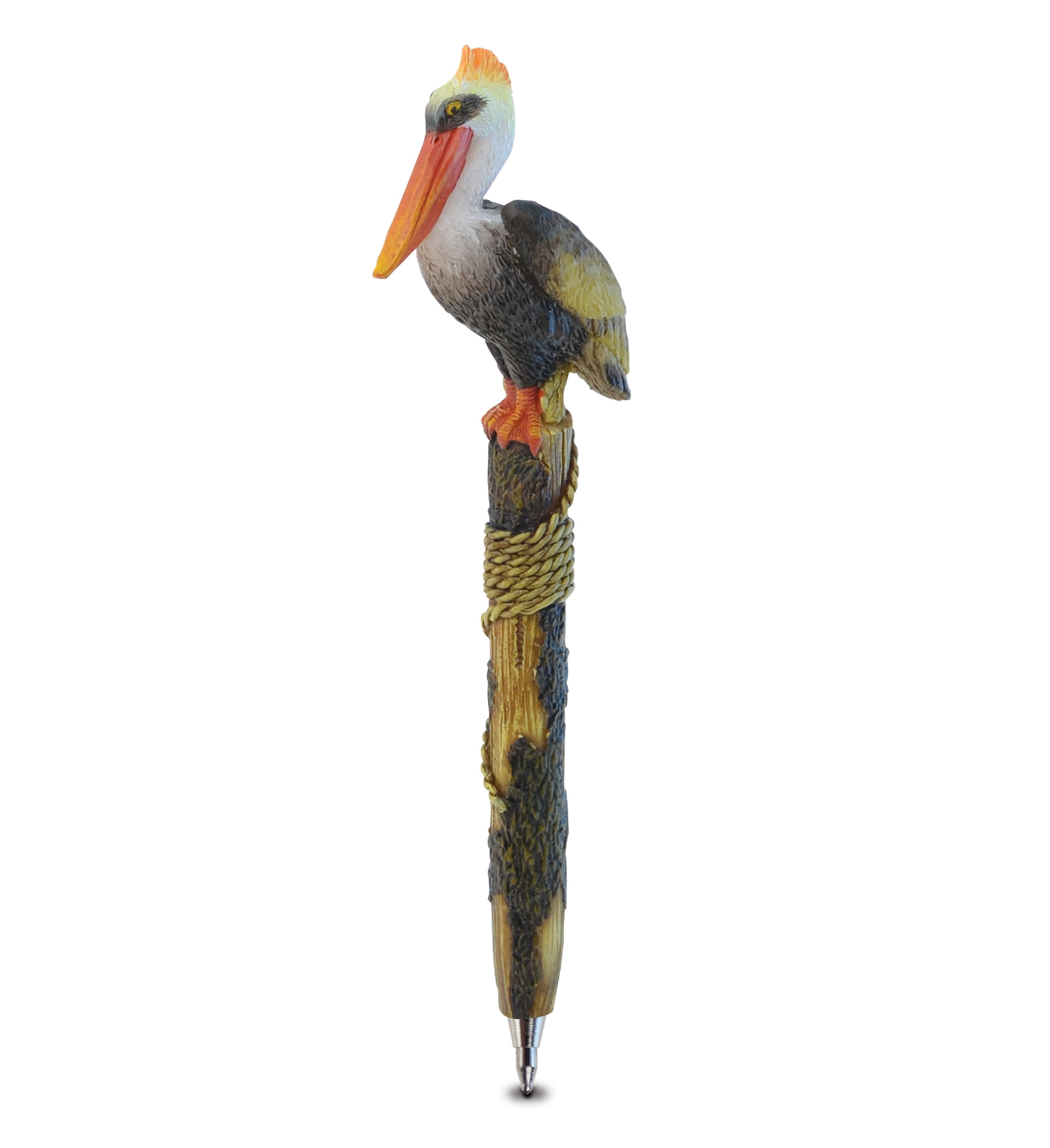 Planet Pens Pelican Novelty Pen - Cute Fun & Unique Kids & Adults Office Supplies Ballpoint Pen, Colorful Birds Writing Pen Instrument For Cool Stationery School & Office Desk Decor Accessories
