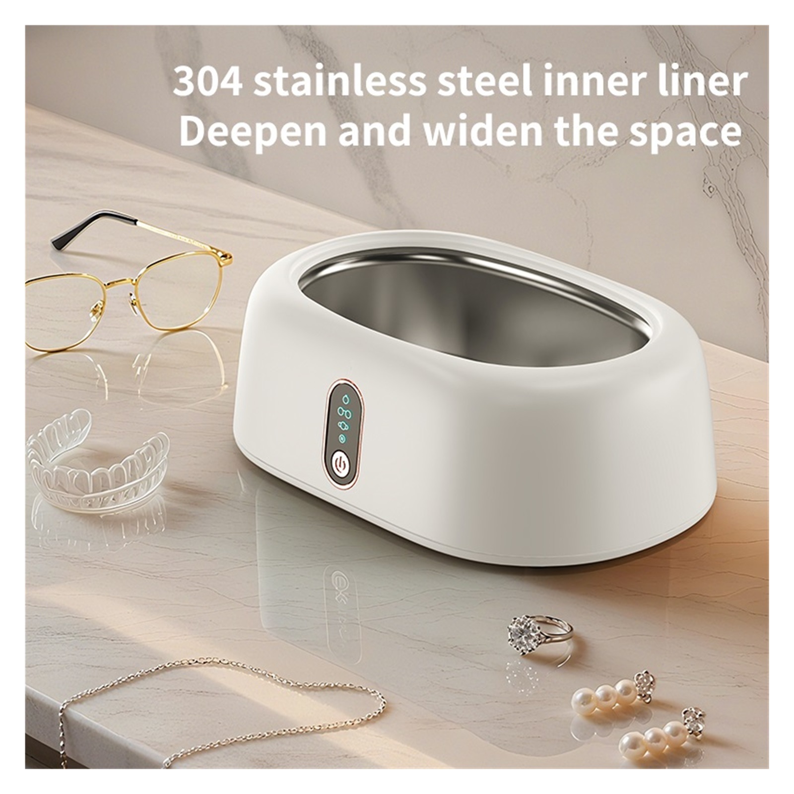 Digital Ultrasonic Cleaner Sonicator Bath for Jewelry Parts Glasses Circuit Board Watch Vibration