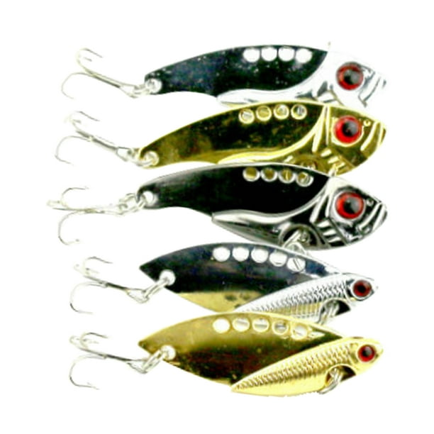 Lipstore 5 Pieces / Set Colorful Sander Barsch Fishing Hook For Trout Fishing Multicolor 5.3cm / 2.1inch