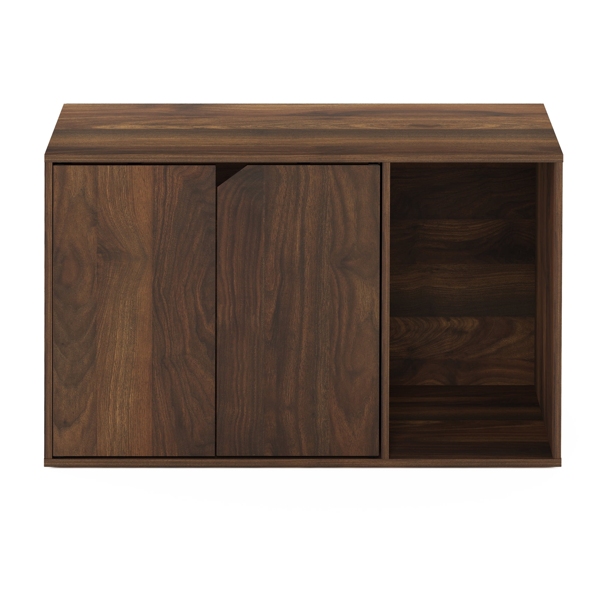 Furinno 20392CWN Peli Litter Box Enclosure, Columbia Walnut