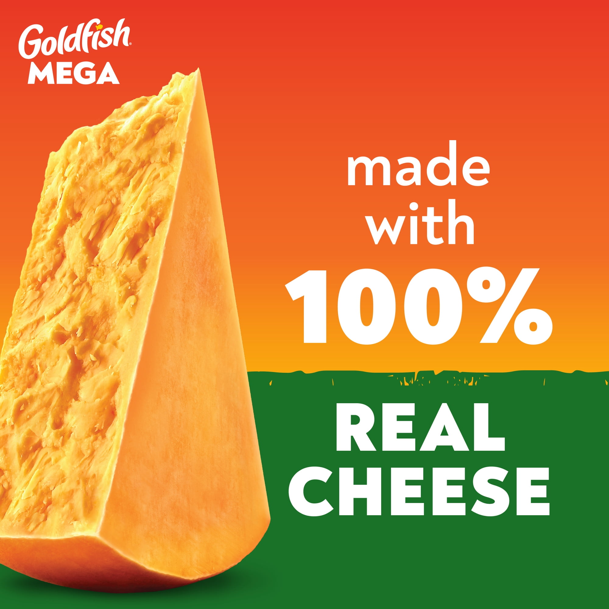 Goldfish Mega Bites Cheddar Jalapeno Crackers, 5.9 oz Bag