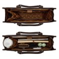thumbnail image 6 of Wrangler Leopard Tote bag with Cup Holder Laptop Tote 15.6 Inch Work Bag, Plain Coffee, 6 of 7