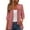 Watermelon Red, variant on Cardigan Sweaters for Women Lightweight Three Quarter Sleeve Solid Color Breathable Outerwear Slim Fit Open Front Cozy Casual Womens Sweaters