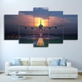 thumbnail image 3 of 5 paneles de pintura de pared para dormitorio, cuadros, , arte colgante Avión Zulema Lienzo de pintura de pared, 3 of 7