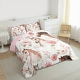thumbnail image 2 of Manfei Western Cowgirl Bedding Comforter Set,Rustic Flower Floral Twin Comforter Sets,Country Farmhouse Horse Bedding Set For Kids Girls,Microfiber Bedroom Decor Reversible,2-Piece, 2 of 7