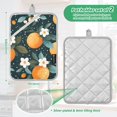 thumbnail image 6 of Yayeee Pot Holders Kitchen Heat Resistant with Pocket 7"x9.8" Cotton Oven Cooking Hot Pads, Green Oranges, 6 of 7