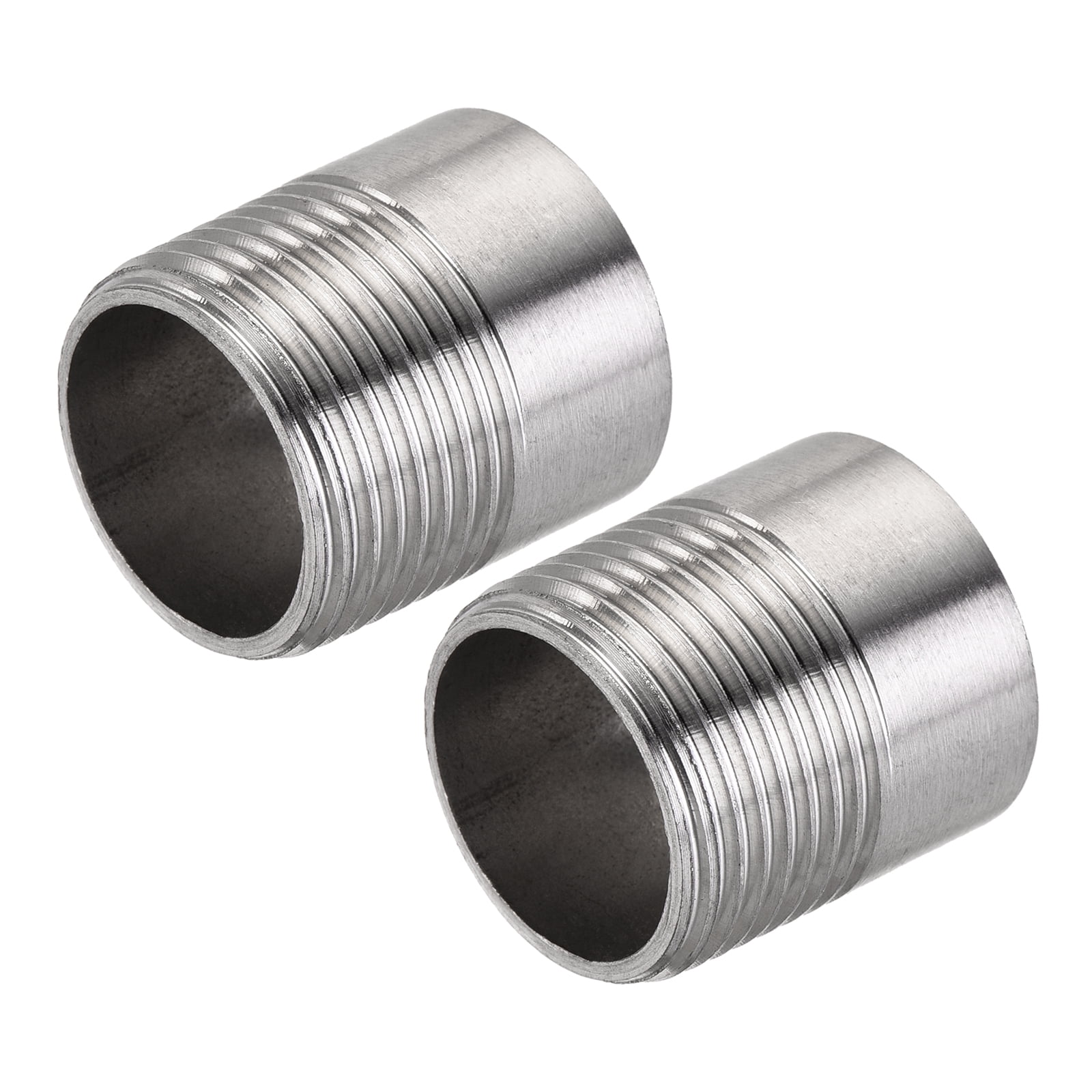 Uxcell 304 Stainless Steel G3/4 Male Half Threaded Weldable Weld