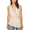 thumbnail image 2 of Blusa de punto Megan Peplum Free People Beige Grande, 2 of 2