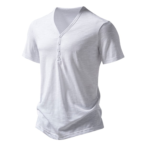 pstuiky camisetas de hombre, Camiseta de manga corta con cuello redondo y estampado liso para hombre camisetas de hombre m