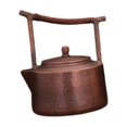 thumbnail image 1 of Tetera de cobre macizo de 1,2 litros, versátil para estufa, martillada gruesa Estilo A, 1 of 9