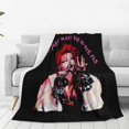 thumbnail image 6 of Cyndis Lauper Blanket Throw Bedding Room Decor Flannel Blankets for Bed Sofa Warm Blankets 40"x30", 6 of 6