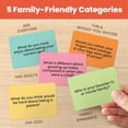 thumbnail image 5 of 600 Conversation Cards for Families – Fun Conversation Starters Card Game for Adults and Families – Road Trip Must Have Travel Game to Get to Know Your Family - Kids Dinner Time, 5 of 8