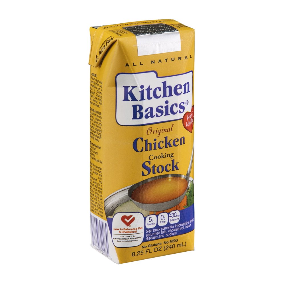 Kitchen Basics Original Chicken Stock, 8.25 OZ (Pack of 4) Walmart