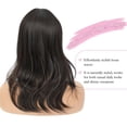thumbnail image 4 of Hair Toppers for Women Synthetic Clip-in Loose Wavy Topper for Thinning Hair  Part & Scalp Coverage, Easy to Wear - Dark Brown, 18inch, 4 of 7