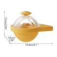 thumbnail image 3 of Ice Cream Maker Silicone Mold - Large Round Ice Ball Maker for Cocktails, Beverages, Desserts - Food Grade, BPA-Free, Easy Release - 10.4x7.6x7.5cm Ice Sphere Tray, 3 of 3
