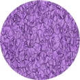 thumbnail image 1 of Ahgly Company Indoor Round Patterned Heliotrope Purple Area Rugs, 6' Round, 1 of 6