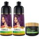 thumbnail image 2 of Combo Pack - Herbishh Purple Dye Shampoo for Gray Hair + Argan Intense Hair Mask - Long-lasting Color - Stimulates Dry, Frizzy Hair - 500 Ml, 2 of 7