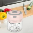 Frank Ceramic Electric Mini Garlic Chopper Portable Food Processor