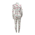 thumbnail image 3 of Seyurigaoka Women Christmas Printed Romper Casual Long Sleeve O-Neck Jumpsuit, 3 of 6