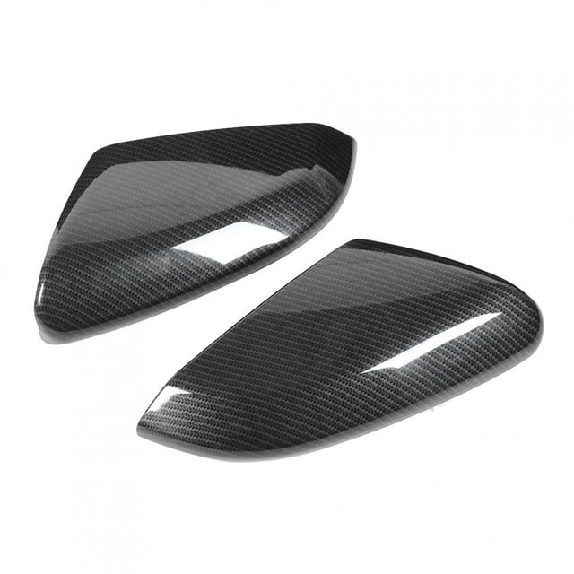 Cubierta carcasa 2 uds cubierta de espejo retrovisor lateral estilo de fibra de carbono carcasa decorativa apta para Honda Civic 10th 16-19,Cubierta del espejo retrovisor Embellecedor del espejo retro Higoodz Accesorio de coche