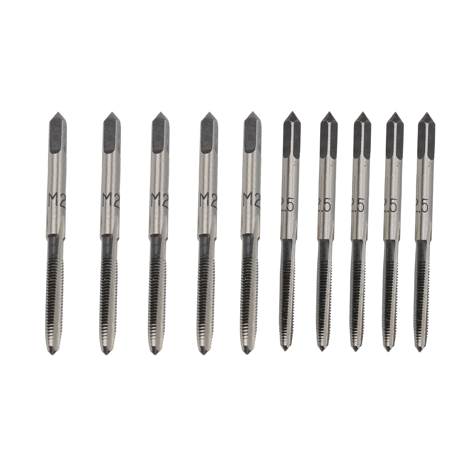 Metric Taper Plug Tap Set,10Pcs Metric Taper Plug Tap Set Straight Shank Carbon Steel for Metal Processing M2.5 Metric Taper Plug Tap Set,10Pcs Metric Taper Plug Tap Set Straight Shank Carbon Steel for Metal Processing M2.5