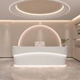 thumbnail image 3 of Luxury Lectern Reception Desk Front Desk Store Advisory Checkout Information Reception Desk Modern Comptoir Caisse Bar Furniture My Lux Decor Round, 3 of 6