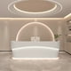 thumbnail image 3 of Luxury Lectern Reception Desk Front Desk Store Advisory Checkout Information Reception Desk Modern Comptoir Caisse Bar Furniture My Lux Decor Round, 3 of 6