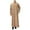 Khaki, variant on Mens Kaftan Thobe Casual Long Sleeve Mens Summer Robe Embroidered Casual Muslim Gown Black Robe