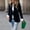 Black, variant on MORTTIC Women's Elegant Blazer - Single Button Long Sleeve Jacket, Spring/Fall Office & Casual Wear Green S