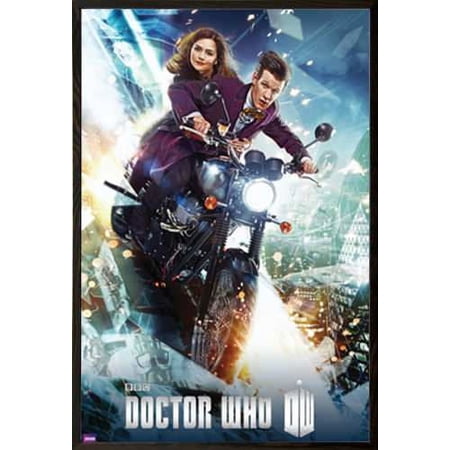 UPC: 0650465184243 | Doctor Who – Bike Poster in a Walnut Wood Frame (24×36)