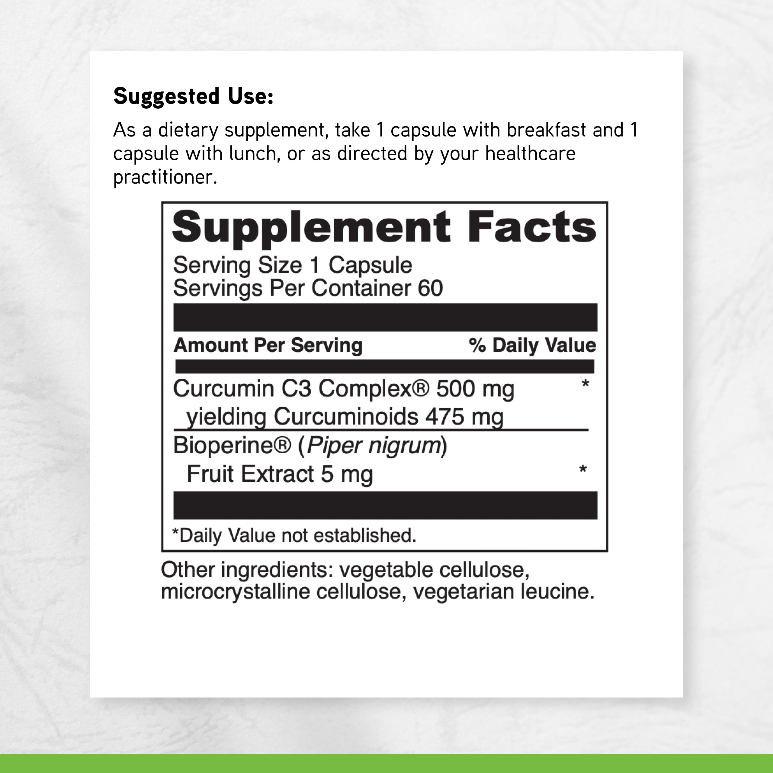 DaVinci Labs Curcumin C3 Complex - Support Gallbladder and Liver Health* - 60 Vegetarian Capsules