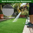 thumbnail image 6 of Yescom Artificial Grass Turf Fake Grass Rug Synthetic Lawn Outdoor Indoor Decor 33'x3'x2PCS (198 Sq.Ft) 0.8" Pile Height, 6 of 9