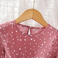 thumbnail image 4 of Mercatoo Toddler Girls Clothing Summer Dot Short Sleeved Tops and Shorts + Belt 3Pcs Outfit for 3 to 7 Years Kids Girl Set, 4 of 9