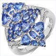 thumbnail image 1 of 2.38 Carat Genuine Tanzanite .925 Sterling Silver Ring QJ Model, 1 of 3