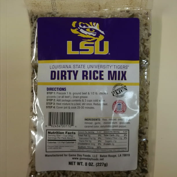 LSU Dirty Rice Mix, 8 oz