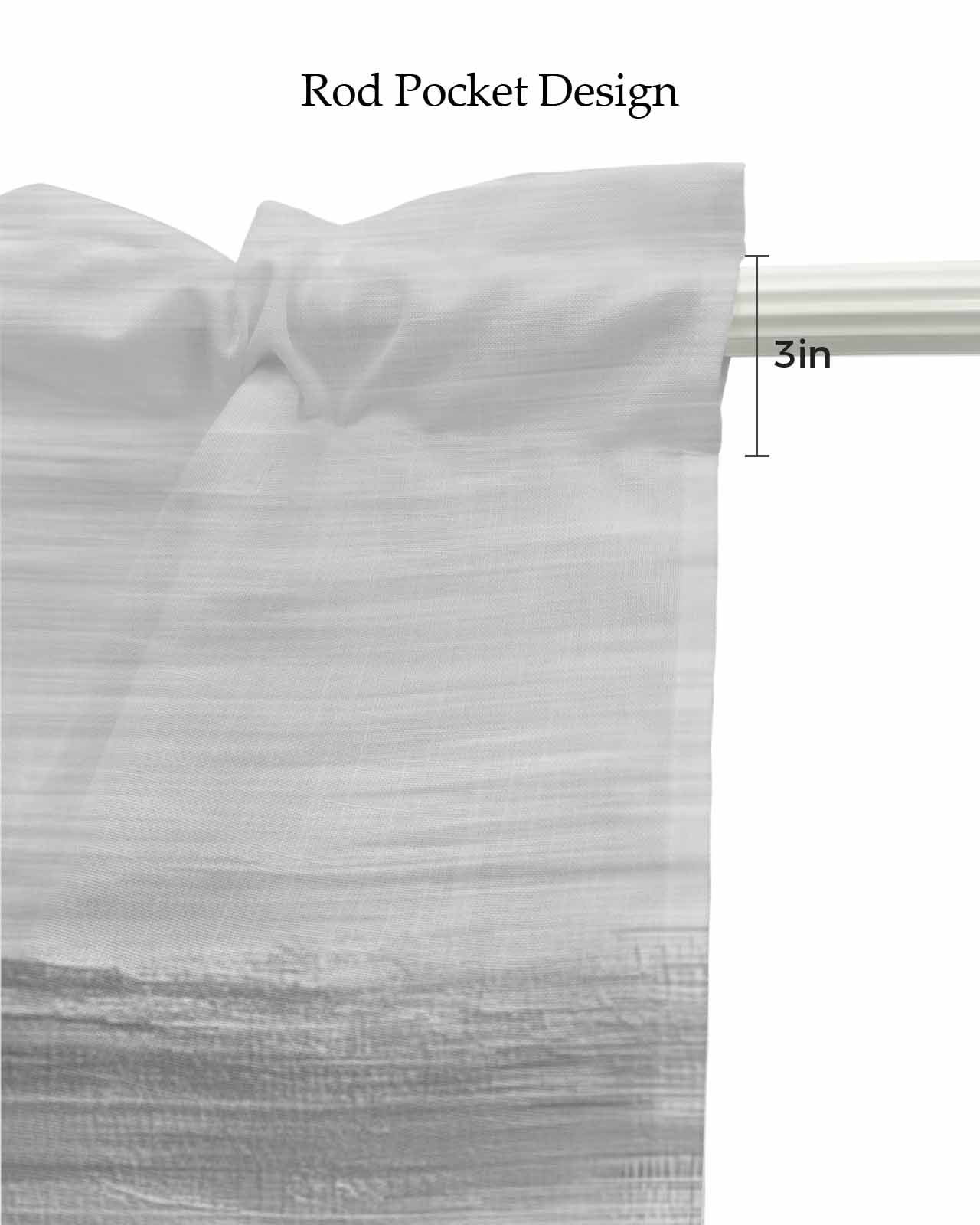 Black Gray Kitchen Valances for Windows Farmhouse Linen Window Valance Curtain for Living Room Window Treatment Ombre Modern Oil Painting Aesthetics Abstract Art Valance Rod Pocket, 42 x 12 Inch