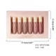 thumbnail image 5 of Juego de 6 labiales líquidos mate, antiadherentes, resistentes al agua y a la decoloración., 5 of 5