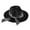 Black, variant on Summer Hats For Women Wide Women Straw Beach Hat Little Girl Sun Cap Ladies Hats Sailing Hats for Women