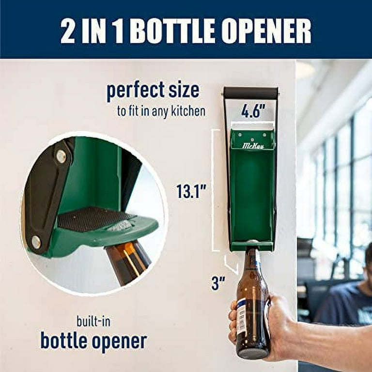 1PC Can Press Crusher Recovery Tool Wall-mounted Beer Can Opener