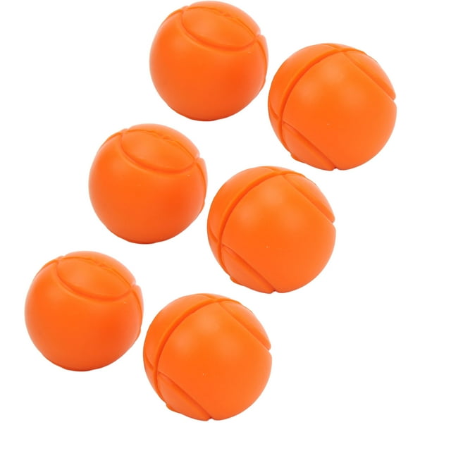 6 Pcs Tennis Racket Damper, Silicone Tennis Ball Shaped Racket Vibration Dampeners Vibration Dampeners For Outdoor Sports Racquet Accessories
