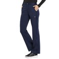 thumbnail image 7 of Cherokee Statement Women Scrubs Pant, Natural Rise Flare Leg, CK060T, XL Tall, Navy, 7 of 7