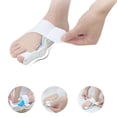 thumbnail image 1 of Corrector de juanetes Hallux Valgus Brace Almohadillas para férula, Corrector de juanetes Hallux Valgus, Enderezador de pies con férula, Protector de dedos ajustable, 1 of 5