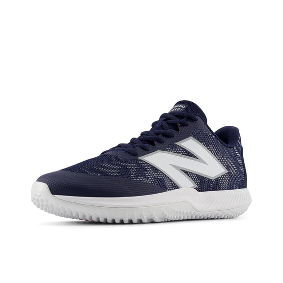 New Balance Youth 4040v7 Turf Trainer Baseball Shoe Navy/White 10.5