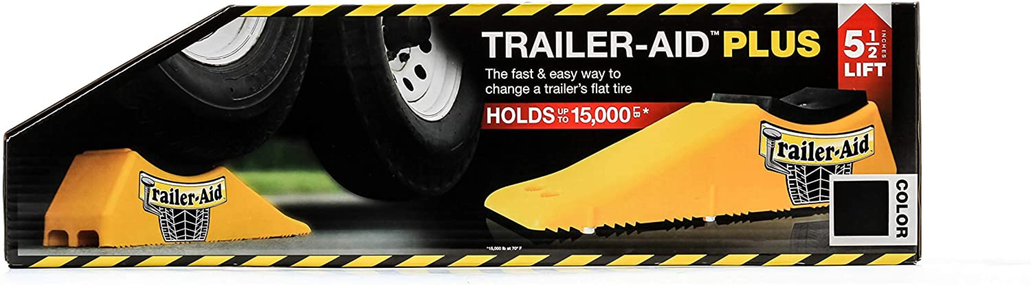 4.5 Inch Lift Holds up to 15,000 Pounds Trailer-Aid Tandem Tire Changing Ramp The Fast and Easy Way To Change A Trailers Flat Tire Black 