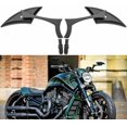 thumbnail image 1 of Chrome Motorcycle Spear Blade Rear View Mirrors for Davidson Cruiser Choppers Bobber Bike, 1 of 7