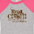 thumbnail image 4 of Inktastic Real Cowboys Boys or Girls Baby Bodysuit, 4 of 5