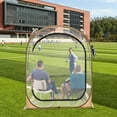 thumbnail image 2 of FICISOG Sports Tent Shelter for up to 3 People, 51" Instant Weatherproof Sports Pop up Pod Tent Outdoor Bubble Tent, Clear View, 2 of 16
